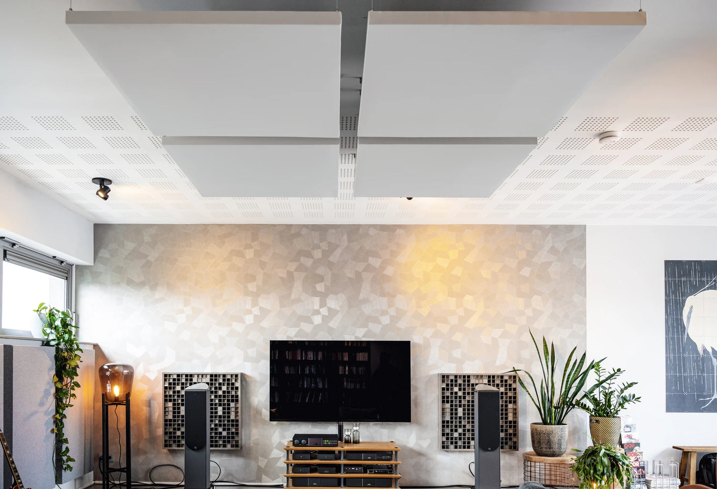 Lichtgrijs Akoestisch Plafondpaneel