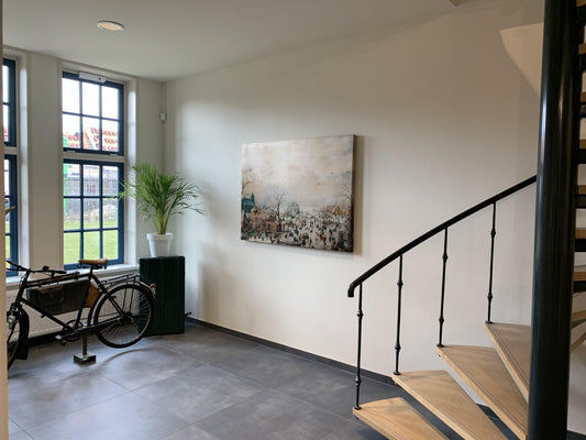 Winterlandschap met schaatsers - Hendrick Avercamp - NoviSono