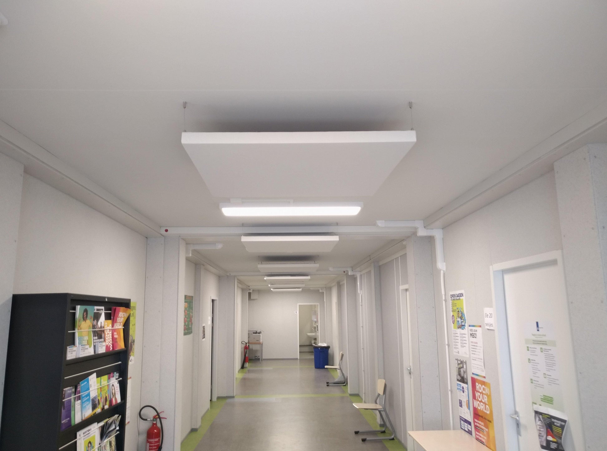 Wit Akoestisch Plafondpaneel - NoviSono