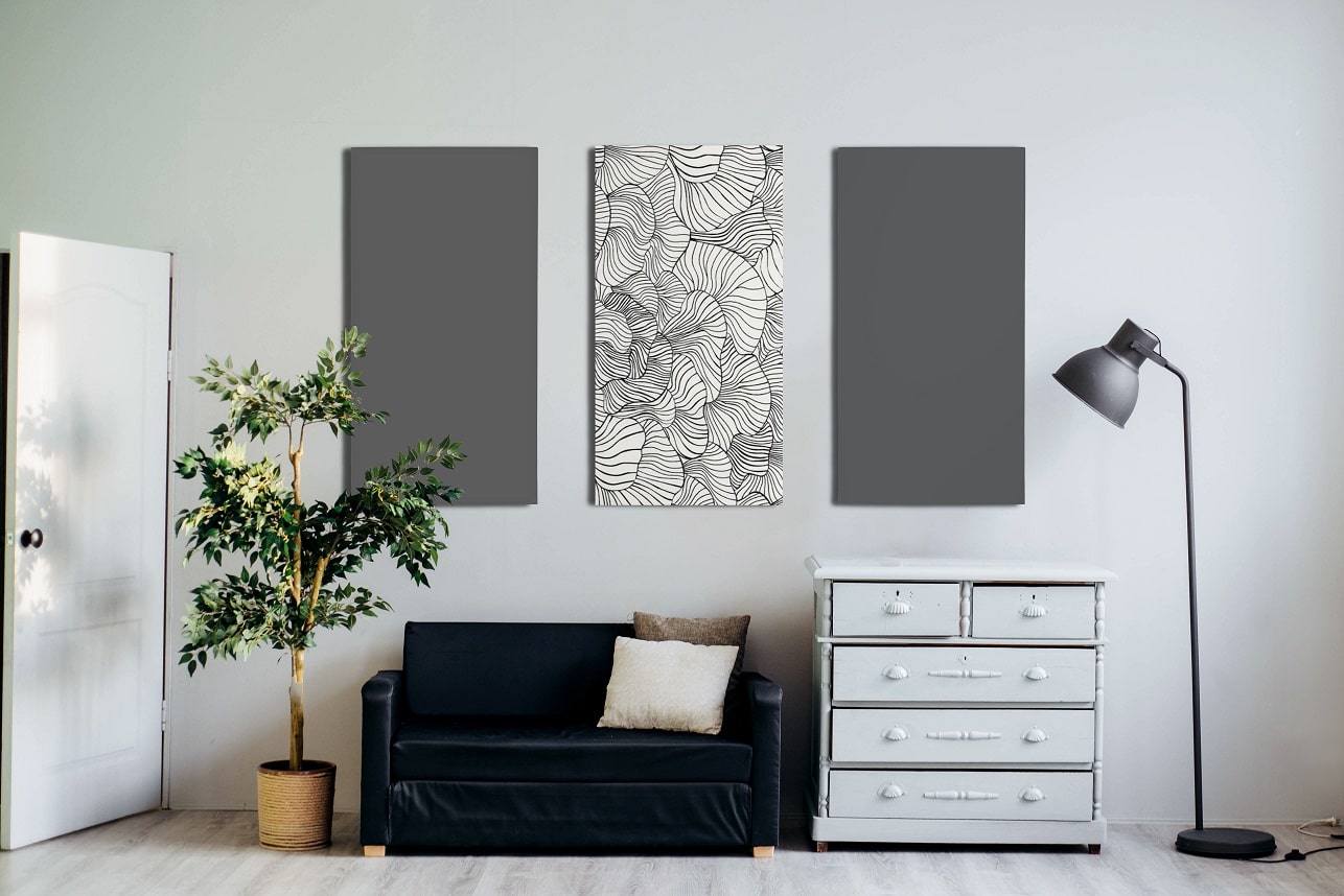 XL Midnight Gray Akoestisch Paneel