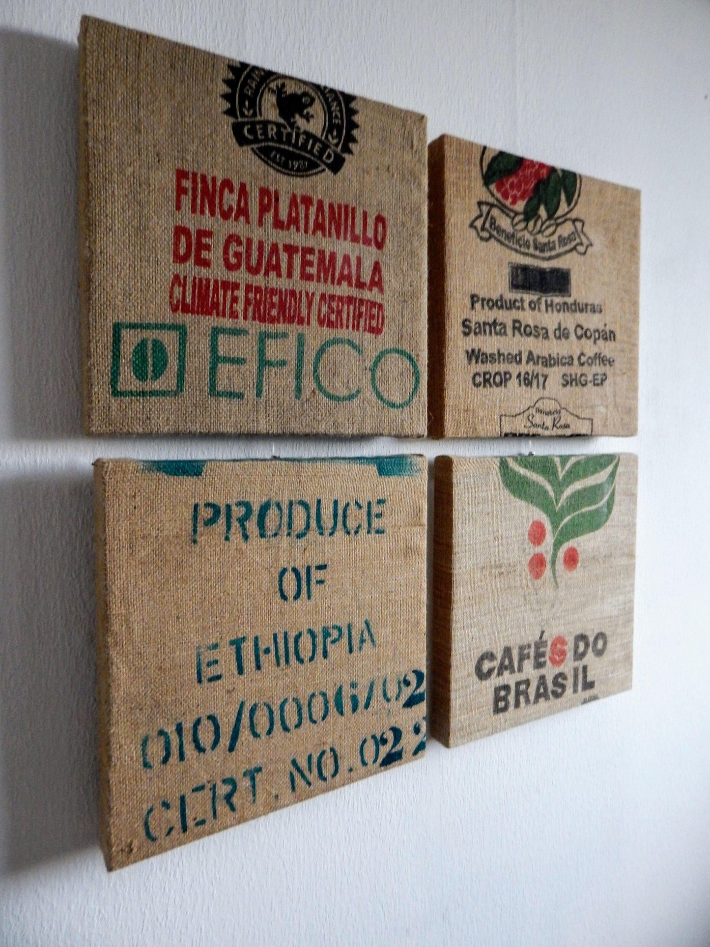 Set van 4 Koffiepanelen - NoviSono